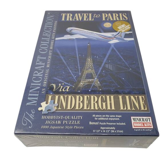 NEW! Lindbergh Line 777 Minicraft Model Line - Hobby Puzzle Activity Gift - Picture 1 of 6